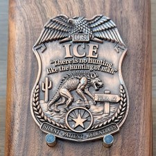 ICE ERO Yuma Arizona Badge Style Challenge Coin  M#21 picture