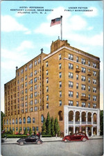 Vintage Postcard 1930-1945 Hotel Jefferson, Atlantic City, New Jersey (NJ) picture