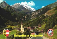 Heiligenblut Austria Grossglockner Mountain View Chrome Postcard Unused picture