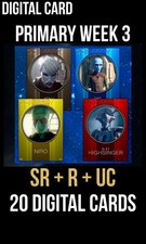 PRIMARY Week 3 SR Orange Purple Yellow Red Blue 20 Card Topps Star Wars Trader picture