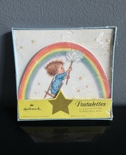 NEW VTG 1969 Hallmark BETSEY CLARK  Postalettes 12 Notecards & 12 Seals SEALED picture