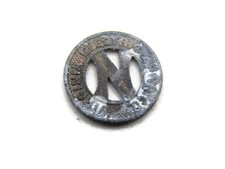 Vintage VEPCO Virginia Electric & Power Co. Transit Token One Fare Cutout N Logo picture