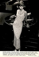 LD391 Original Photo ELSA MARTINELLI IN ELEGANT OLEG CASSINI GOWN 