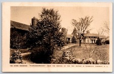 Unadilla NY~Tianaderhah Mansion~Home Of Famed Chemist Dr Wm S Myers~1940s RPPC   picture