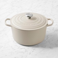 Le Creuset Signature Enameled Cast Iron Deep Round Oven, 6.5-Qt Brioche picture