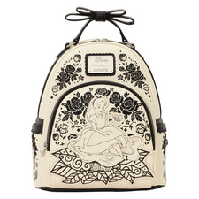 New EXCLUSIVE Disney Loungefly Alice in Wonderland Sketch Mini Backpack NWT picture