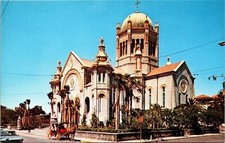 Flagler Memorial Church United Presbyterian St Augustine Florida FL Postcard UNP picture