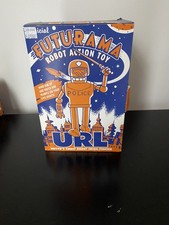 Futurama URL Official Tin Wind-Up Robot Crime Fighter NNYPD Police Figure Toy picture