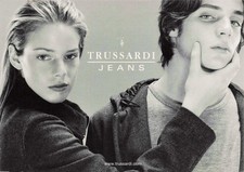 TRUSSARDI JEANS SEXY WOMAN VINTAGE POSTCARD picture