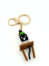 Mr. Fun Computer Sprunki Keychain with Clip Keyring Bag Charm Pendant Gaming picture