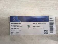 Very Rare Ticket FK Sabah BVB Borussia Dortmund UEFA Champions League 26/27 picture