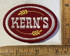 Vintage Kern's Bread Patch Bakery Knoxville Tennessee Uniform Oval Badge Old TN picture