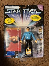 Star Trek Vintage Action Figures mister Spock and captain picard picture