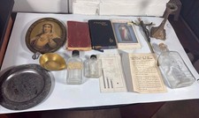 Vintage Catholic Priest Sick Call Set Last Rites Random Kit picture