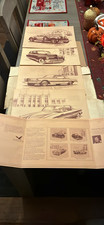 NAT-LEA Limited Edition Studebaker Auto Advertising Prints Set of 4 1931-1964 picture