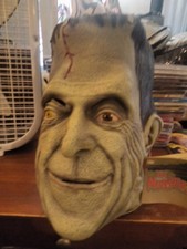 Vintage FRANKENSTEIN Herman Munster RUBBER LATEX Halloween Mask picture