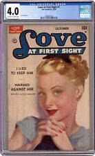 Love at First Sight #1 CGC 4.0 1949 4096604018 picture