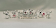 Crystal World Figurines  SUPER CUTE TEDDY BEARS, 5 pcs. picture