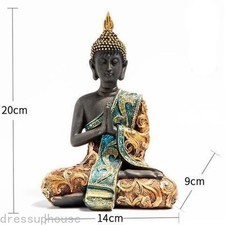 Buddhism Meditation Statue Buddha Fengshui Figurine Religion Home Decor picture