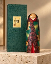 Fujikawa Masamori Big Kokeshi Doll Miyabi 38cm Signed 1967, Prime Minister Award picture