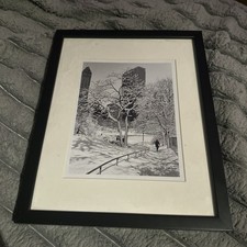 Central Park Winter by Alfred Eisenstaedt 1959 ORIGINAL LIFE Certified picture