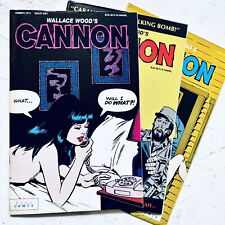 Wallace Wood’s CANNON Lot of 3 || #2 #3 and #6 || Wally Wood || 1991 Reprint picture
