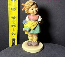 Goebel Hummel “Bashful” Porcelain Painted Girl Figurine TMK6 picture