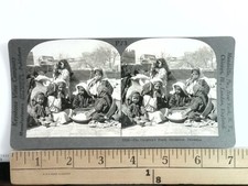 Children's Feast Jerusalem Palestine Stereoview Keystone View Co. 1900s Cultural picture