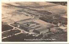 RPPC Milan Michigan Prison View Federal Detention Farm 1940s Jail Scene picture
