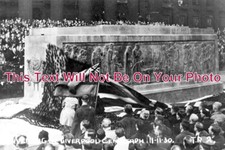 LA 2484 - Unveiling Of Liverpool Cenotaph, Lancashire 1930 picture