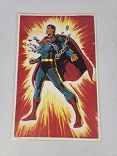 1978 VINTAGE SUPERMAN DC Comics Place Mat  2 Sided  picture