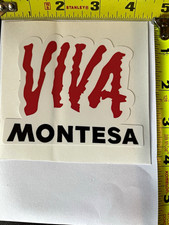 Viva Montesa Collectible Vehicle Decal Sticker Approx. 4 in Red Black White picture