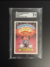 1985 Topps Garbage Pail Kids GPK Stickers #8a Adam Bomb PSA 7 NM picture