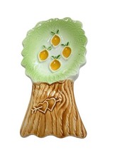 Vintage Enesco Ceramic Lemon Tree Spoon Rest Made In Japan Hearts picture