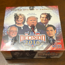 Decision Trading Cards Decision 2016 Sealed Box 24 Packs 6 Cards/Pack Chase picture