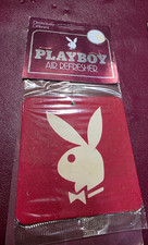 Vintage Playboy Bunny Red White Car  Air Freshener Refresher  New picture