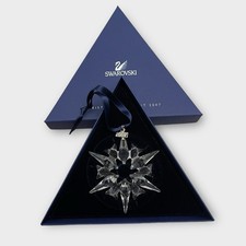 Vintage Swarovski Ornament 2007 Christmas Crystal Snowflake Austria with Box picture