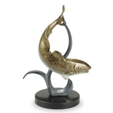 SPI Home Shallow Water Fish Sculpture Cast Aluminum Nautical Coastal Decor 10