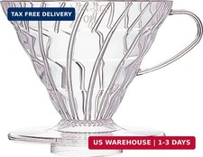 V60 Plastic Coffee Dripper, 02, Clear picture