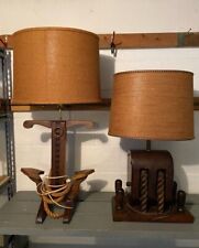 Antique Wood Lamps picture