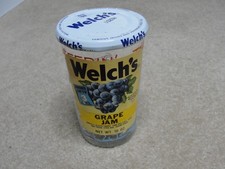 Vintage 1974 Welch's Jam Jar Looney Tunes Thufferin Thuccotash w/lid & label picture