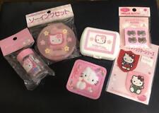 Hello Kitty Staggered Pattern Kitty Sewing Set Retoro Vintage Character Goods picture