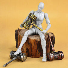 1/12 Scale 2.35'' Metal Haotian Hammer For 6'' Action Figure Body Custom Doll picture