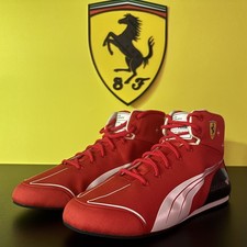 PUMA Speedcat Pro Ferrari Men's Sneakers Red Schumacher Lace Up Ankle  picture
