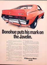 AMC Javelin Original 1970 Vintage Print Ad Wall Art picture