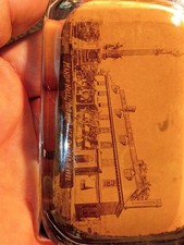 antique glass paperweight of Manor Hall in Yonkers, New York (built in 1682) picture