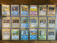 Pokémon TCG Vintage Card bundle Mixed Base Set & Fossil Unlimited English 1999 picture