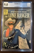 WOW Vintage THE LONE RANGER # 131 ~ CGC 9.0 ~ Dell Comic ~ Silver Age June 1957 picture