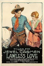 JEWEL CARMEN in Lawless Love - 1918 Movie Poster Image - Print picture