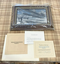 Franklin Mint Wright Bros Flyer 1 Sterling LE Silverscene NOS Never Hung Unpack picture